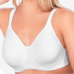 NWOT Leading Lady Brigette Seamless Underwire T-shirt Bra 1259 Size‎ 42C white